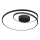 Ideal Lux - LED Dimmable ceiling light OZ LED/48W/230V d. 60 cm CRI 90 black