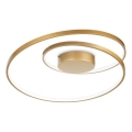 Ideal Lux - LED Dimmable ceiling light OZ LED/48W/230V d. 60 cm CRI 90 gold