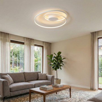 Ideal Lux - LED Dimmable Ceiling Light OZ LED/48W/230V Ø 60 cm CRI 90 White