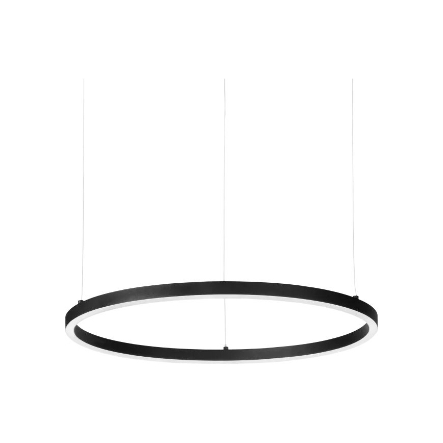 Ideal Lux - LED Dimmable chandelier on a string ORACLE SLIM LED/28W/230V 4000K d. 50 cm CRI 90 black