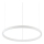 Ideal Lux - LED Dimmable chandelier on a string ORACLE SLIM LED/28W/230V 4000K d. 50 cm CRI 90 white