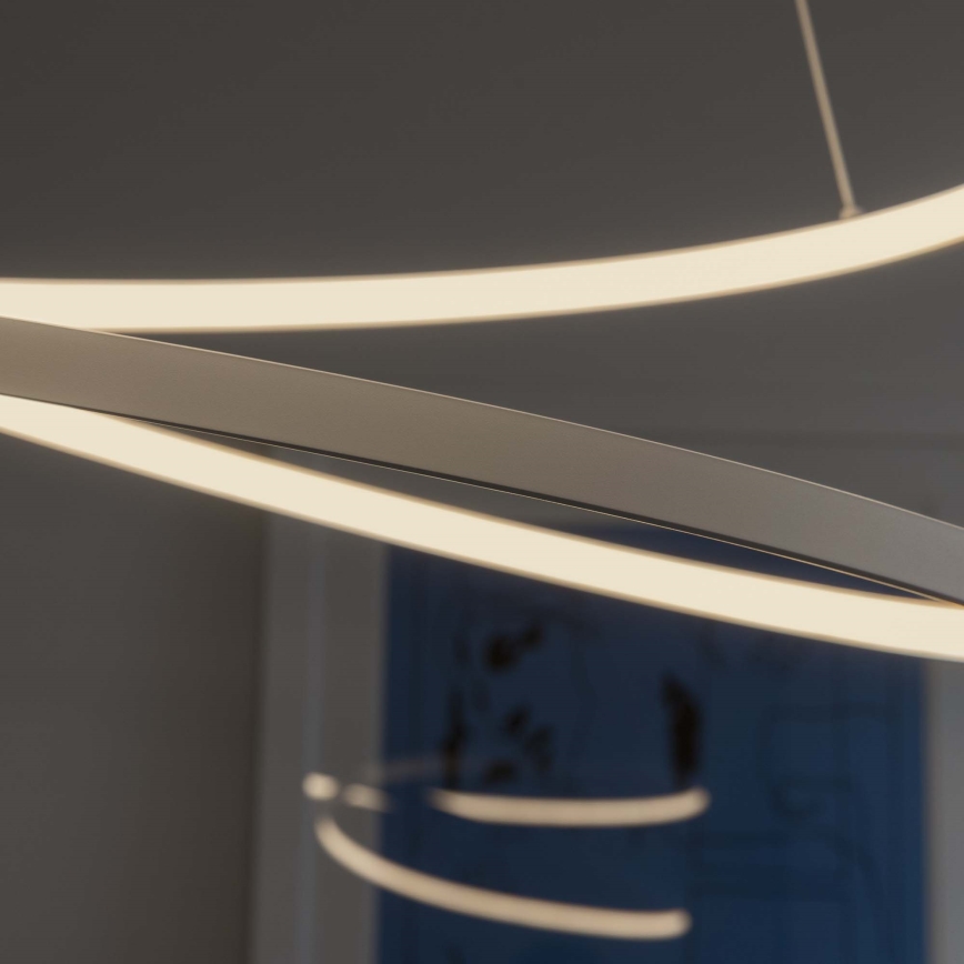 Ideal Lux - LED Dimmable Pendant Light on Cable OZ LED/48W/230V Ø 60 cm CRI 90 white