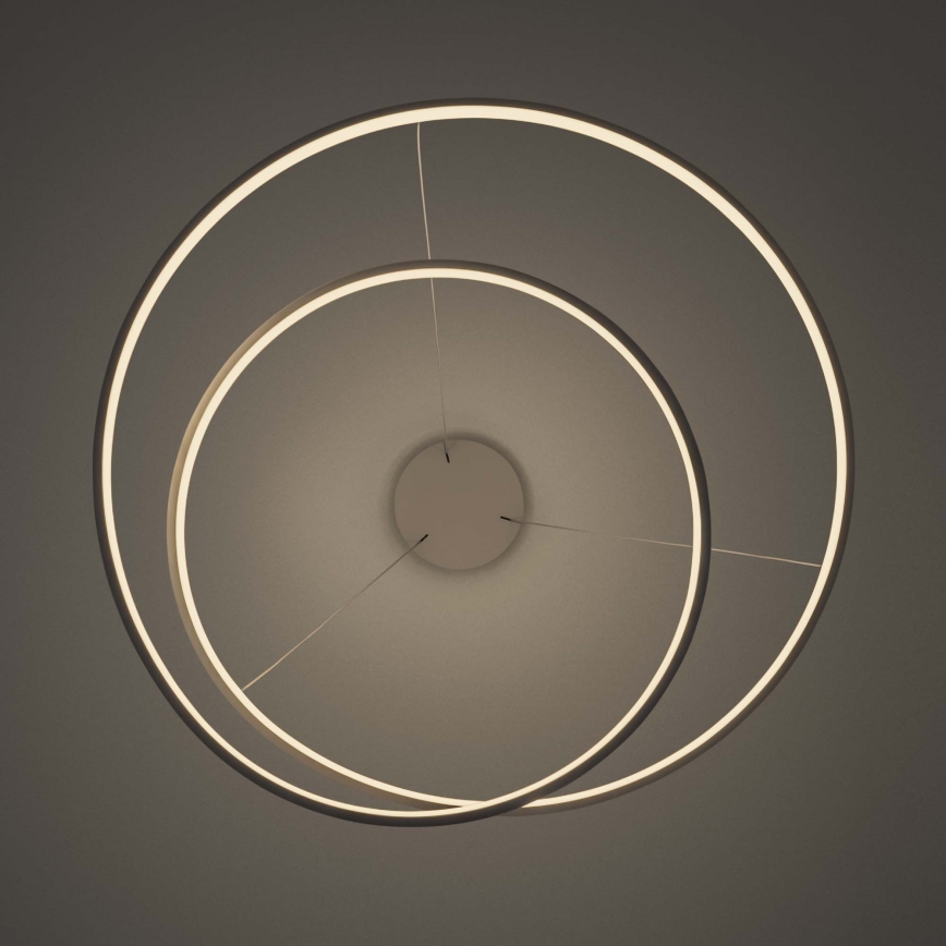 Ideal Lux - LED Dimmable Pendant Light on Cable OZ LED/48W/230V Ø 60 cm CRI 90 white