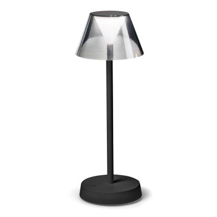 Ideal Lux - LED Dimmable touch lamp LOLITA LED/2,8W/5V 2200 mAh IP54 black