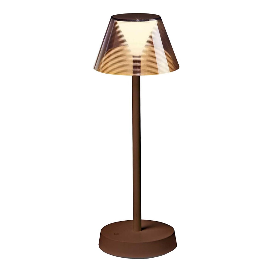 Ideal Lux - LED Dimmable touch lamp LOLITA LED/2,8W/5V IP54 brown
