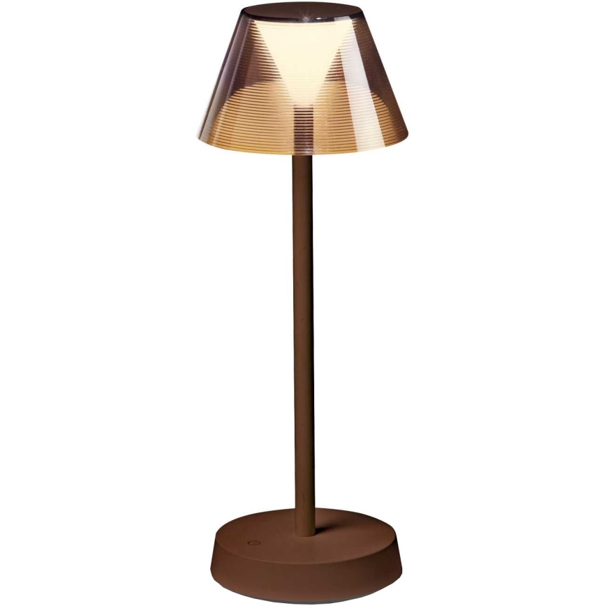 Ideal Lux - LED Dimmable touch lamp LOLITA LED/2,8W/5V IP54 brown