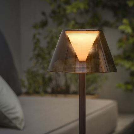 Ideal Lux - LED Dimmable touch lamp LOLITA LED/2,8W/5V IP54 brown