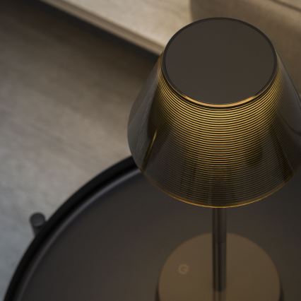 Ideal Lux - LED Dimmable touch lamp LOLITA LED/2,8W/5V IP54 brown