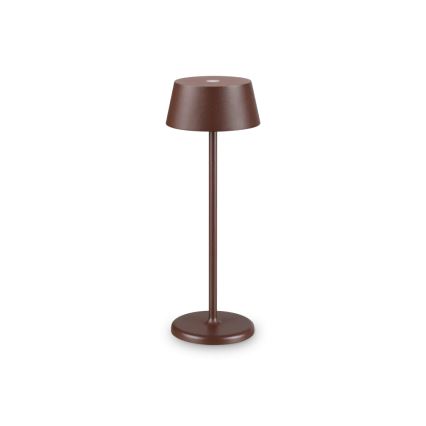 Ideal Lux - LED Dimmable touch outdoor lamp PURE LED/1,5W/3,7V CRI 90 IP54 brown