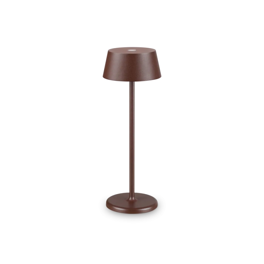 Ideal Lux - LED Dimmable touch outdoor lamp PURE LED/1,5W/3,7V CRI 90 IP54 brown