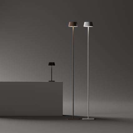 Ideal Lux - LED Dimmable touch outdoor lamp PURE LED/1,5W/3,7V 2200 mAh CRI 90 IP54 brown