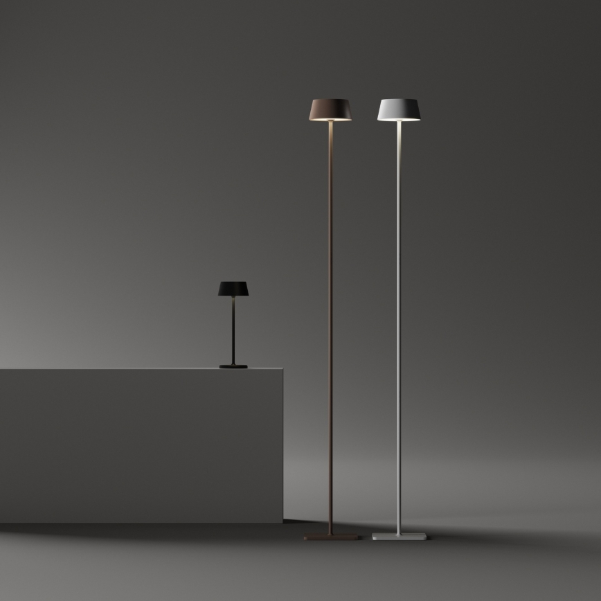 Ideal Lux - LED Dimmable touch outdoor lamp PURE LED/1,5W/3,7V 2200 mAh CRI 90 IP54 brown
