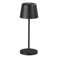 Ideal Lux - LED Dimmable touch outdoor table lamp CUTE LED/2,5W/3,7V USB 2200-2700K IP65 black