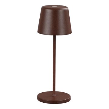 Ideal Lux - LED Dimmable touch outdoor table lamp CUTE LED/2,5W/3,7V USB 2200-2700K IP65 brown