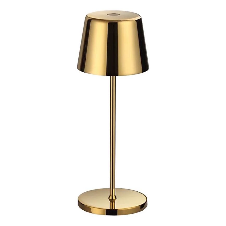 Ideal Lux - LED Dimmable touch outdoor table lamp CUTE LED/2,5W/3,7V USB 2200-2700K IP65 gold