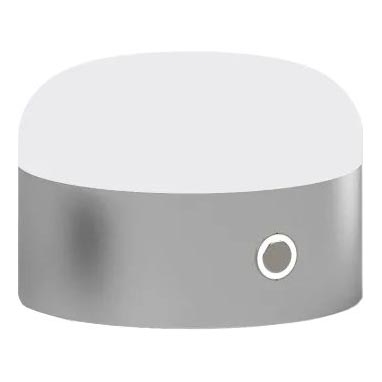 Ideal Lux - LED Dimmable touch table lamp MIGNON LED/5W/5V 1500 mAh d. 10 cm CRI 90 shiny chrome