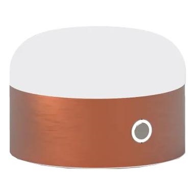 Ideal Lux - LED Dimmable touch table lamp MIGNON LED/5W/5V d. 10 cm CRI 90 copper