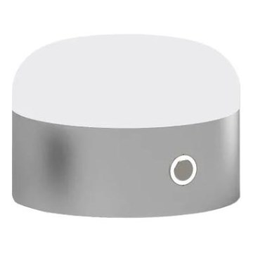 Ideal Lux - LED Dimmable touch table lamp MIGNON LED/5W/5V d. 10 cm CRI 90 shiny chrome