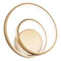 Ideal Lux - LED Dimmable wall light OZ LED/28W/230V CRI 90 gold