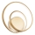 Ideal Lux - LED Dimmable wall light OZ LED/28W/230V CRI 90 gold