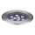 Ideal Lux - LED Driveway light FLOOR LED/12W/230V d. 14 cm CRI 90 IP67 shiny chrome
