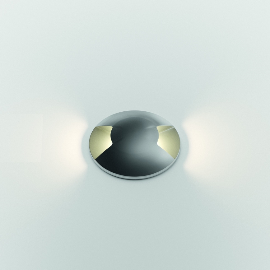 Ideal Lux - LED Driveway light ROCKET LED/2W/24V CRI 90 IP68 matte chrome