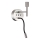 Ideal Lux - LED Flexible lamp with a mount SET UP 1xE27/42W + LED/3W/230V CRI 90 USB shiny chrome