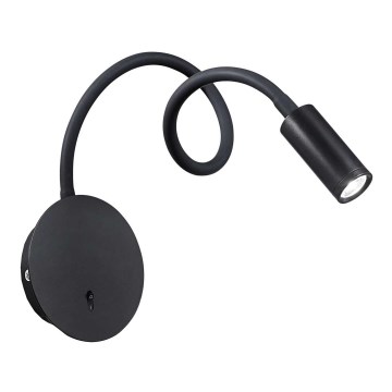 Ideal Lux - LED Flexible small lamp FOCUS LED/3,5W/230V CRI 90 black