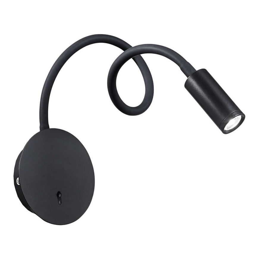Ideal Lux - LED Flexible small lamp FOCUS LED/3,5W/230V CRI 90 black