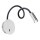 Ideal Lux - LED Flexible small lamp FOCUS LED/3,5W/230V CRI 90 grey/shiny chrome