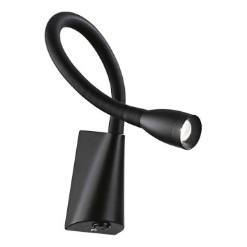 Ideal Lux - LED Flexible small lamp GOOSE LED/3W/230V CRI 90 black