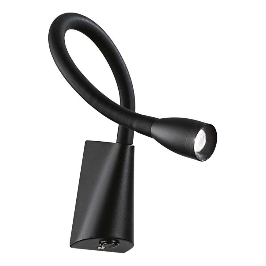 Ideal Lux - LED Flexible small lamp GOOSE LED/3W/230V CRI 90 black