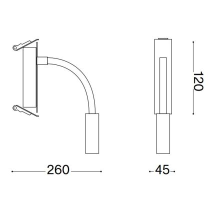 Ideal Lux - LED Flexible small lamp IO LED/3W/230V CRI 90 black