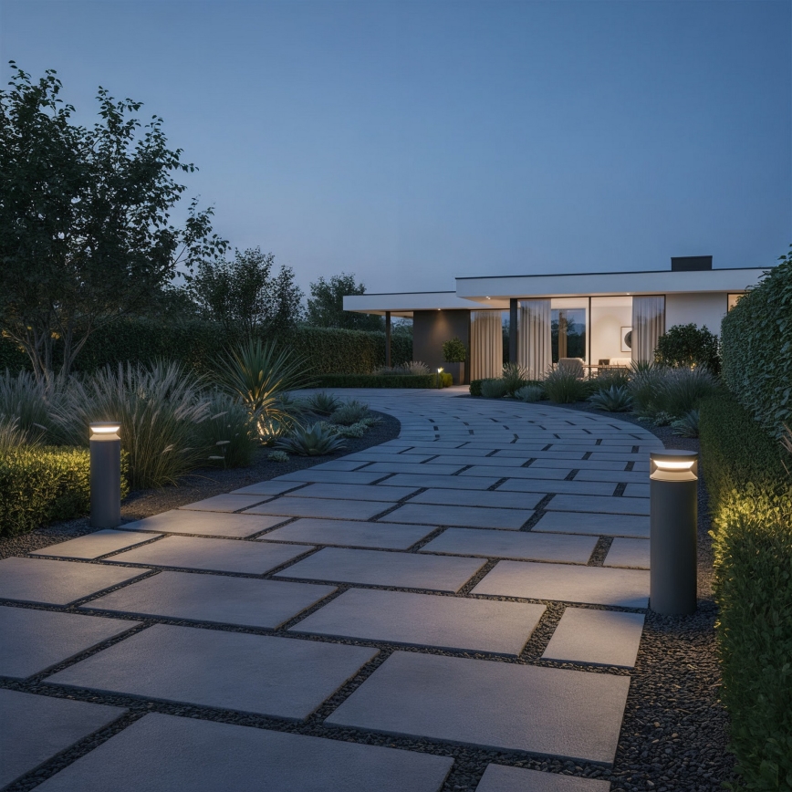 Ideal Lux - LED Outdoor lamp BOEING LED/14W/230V 40 cm CRI 90 IP65 anthracite