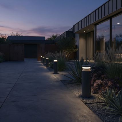 Ideal Lux - LED Outdoor lamp BOEING LED/14W/230V 40 cm CRI 90 IP65 black