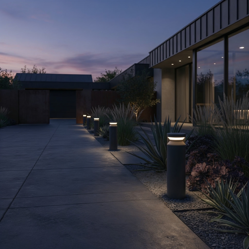 Ideal Lux - LED Outdoor lamp BOEING LED/14W/230V 40 cm CRI 90 IP65 black