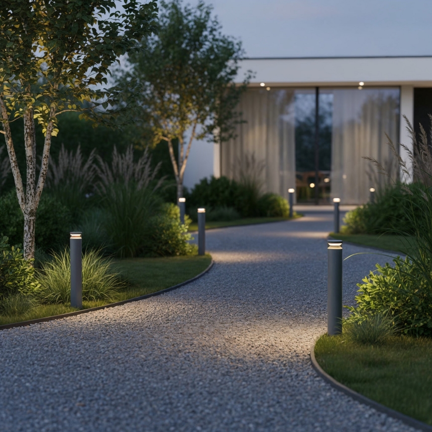 Ideal Lux - LED Outdoor lamp BOEING LED/14W/230V d. 70 cm CRI 90 IP65 anthracite