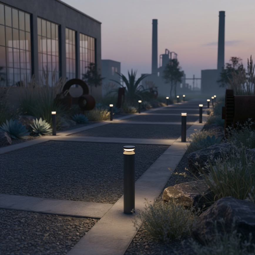 Ideal Lux - LED Outdoor lamp BOEING LED/14W/230V d. 70 cm CRI 90 IP65 black