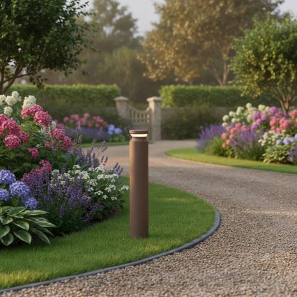 Ideal Lux - LED Outdoor lamp BOEING LED/14W/230V d. 70 cm CRI 90 IP65 brown