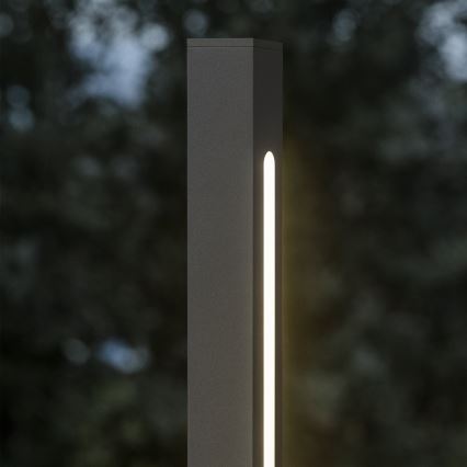 Ideal Lux - LED Outdoor Lamp JEDI LED/7W/230V 40 cm CRI 90 IP65 anthracite