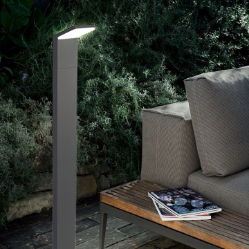 Ideal Lux - LED Outdoor lamp STYLE LED/8,5W/230V 4000K 100 cm CRI 90 IP54 anthracite