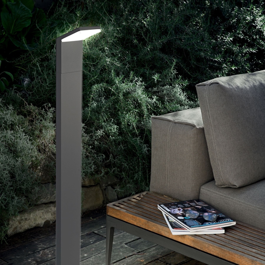 Ideal Lux - LED Outdoor lamp STYLE LED/8,5W/230V 4000K 100 cm CRI 90 IP54 anthracite