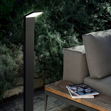 Ideal Lux- LED Outdoor lamp STYLE LED/8,5W/230V 4000K 100 cm CRI 90 IP54 black