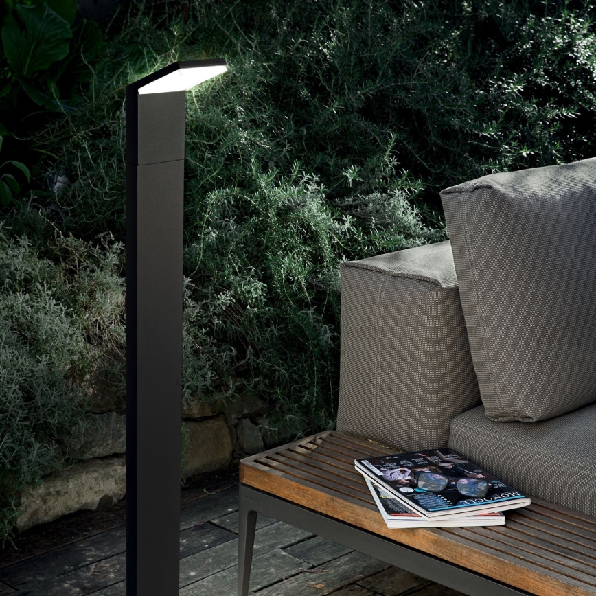 Ideal Lux- LED Outdoor lamp STYLE LED/8,5W/230V 4000K 100 cm CRI 90 IP54 black