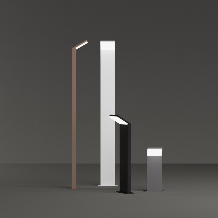 Ideal Lux - LED Outdoor lamp STYLE LED/8,5W/230V 4000K 50 cm CRI 90 IP54 black