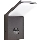 Ideal Lux - LED Outdoor light with sensor STYLE LED/9W/230V 4000K CRI 90 IP54 anthracite