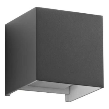 Ideal Lux - LED Outdoor wall light ATOM LED/12W/230V CRI 90 IP54 anthracite
