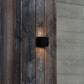 Ideal Lux - LED Outdoor wall light ATOM LED/12W/230V CRI 90 IP54 black