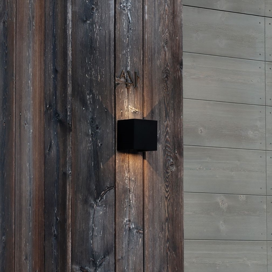 Ideal Lux - LED Outdoor wall light ATOM LED/12W/230V CRI 90 IP54 black