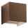 Ideal Lux - LED Outdoor Wall Light ATOM LED/12W/230V CRI 90 IP54 brown